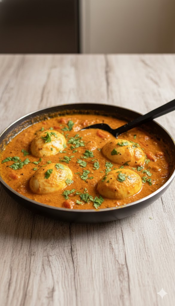 Home style egg curry